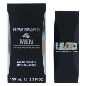 4 Men by New Brand, 3.3 oz Eau De Toilette Spray for Men