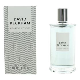 David Beckham Classic Homme by David Beckham, 3.3 oz Eau De Toilette Spray for Men