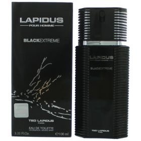 Lapidus Black Extreme by Ted Lapidus, 3.3 oz Eau De Toilette Spray for Men