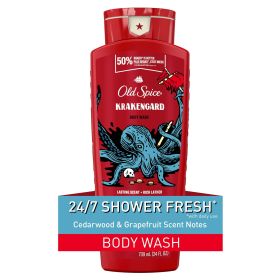 Old Spice Body Wash for Men, Krakengard, Long Lasting Lather, 21 fl oz