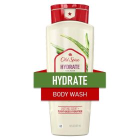 Old Spice Men's Body Wash for Men, Hydrate with Aloe, 18 fl oz