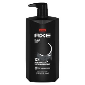 Axe Black Refreshing Daily Use Body Wash, Frozen Pear and Cedarwood, 32 fl oz