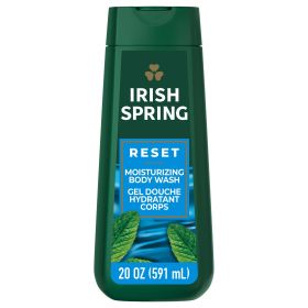 Irish Spring Body Wash, Reset, Cool Menthol & Ocean Breeze Scent, 20 Ounce Bottle