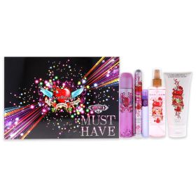 Cuba Must Have Heartbreaker by Cuba for Women - 5 Pc Gift Set 3.4oz EDP Spray, 1.17oz EDP Spray, 0.5oz EDP Spray, 6.7oz Body Spray, 6.7oz Body Splash