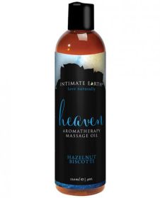 Intimate Earth Heaven Hazelnut Biscotti Massage Oil 4oz (SKU: TCN-INT051-120ML)