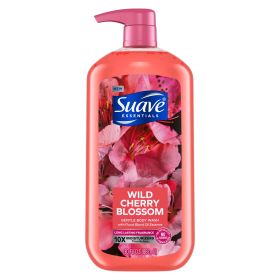 Suave Essentials Gentle Liquid Body Wash;  Wild Cherry Blossom;  30 oz (Brand: Suave)